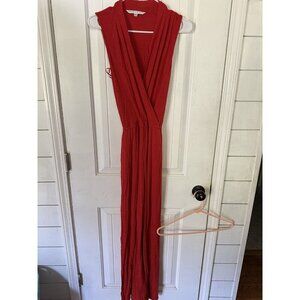Trina Turk Marianaeli Wide Leg Red Jumpsuit 8